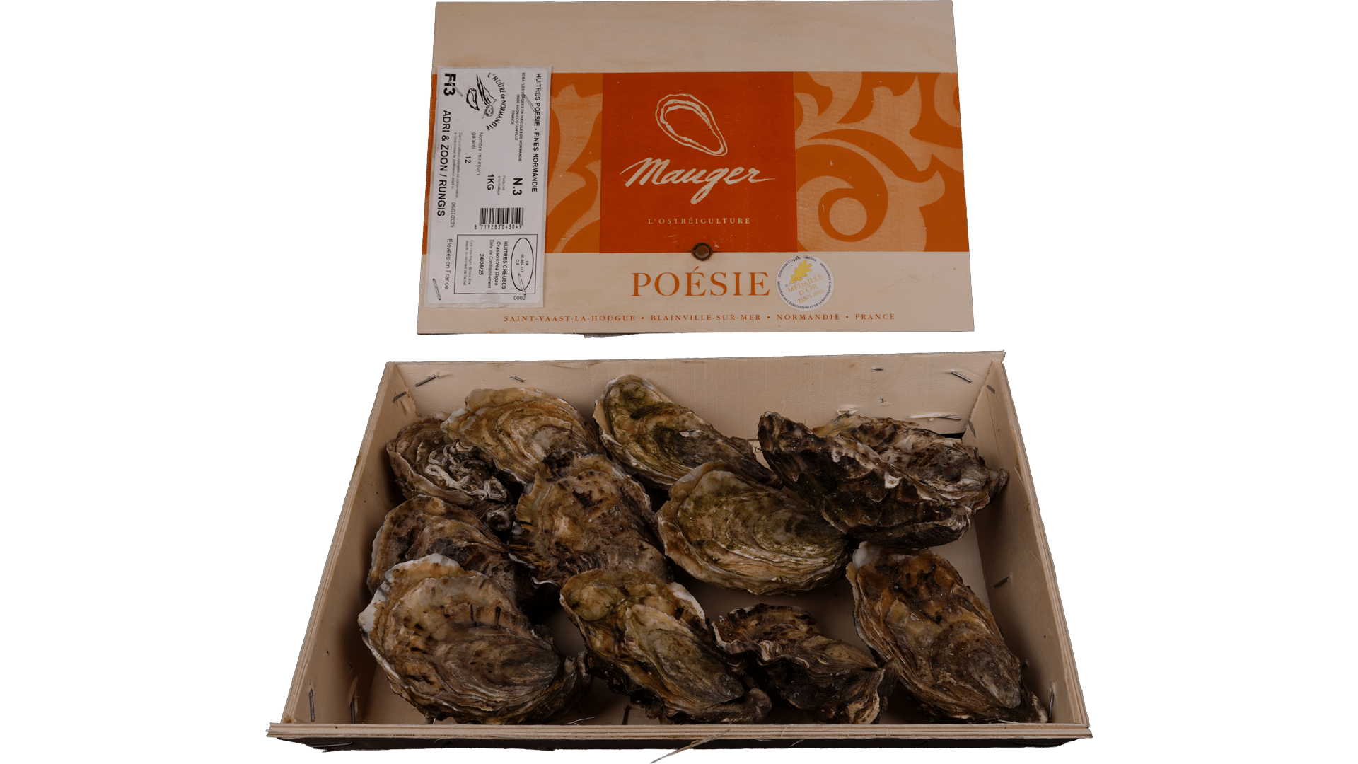 1785 Oysters Fines de Claire