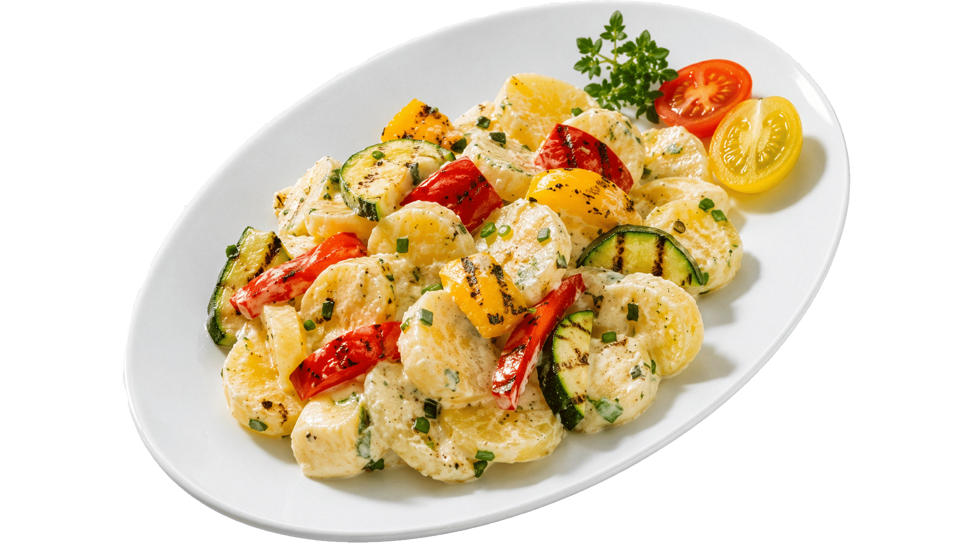 Barbecue potato salad